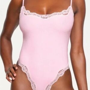Skims pink bodysuit